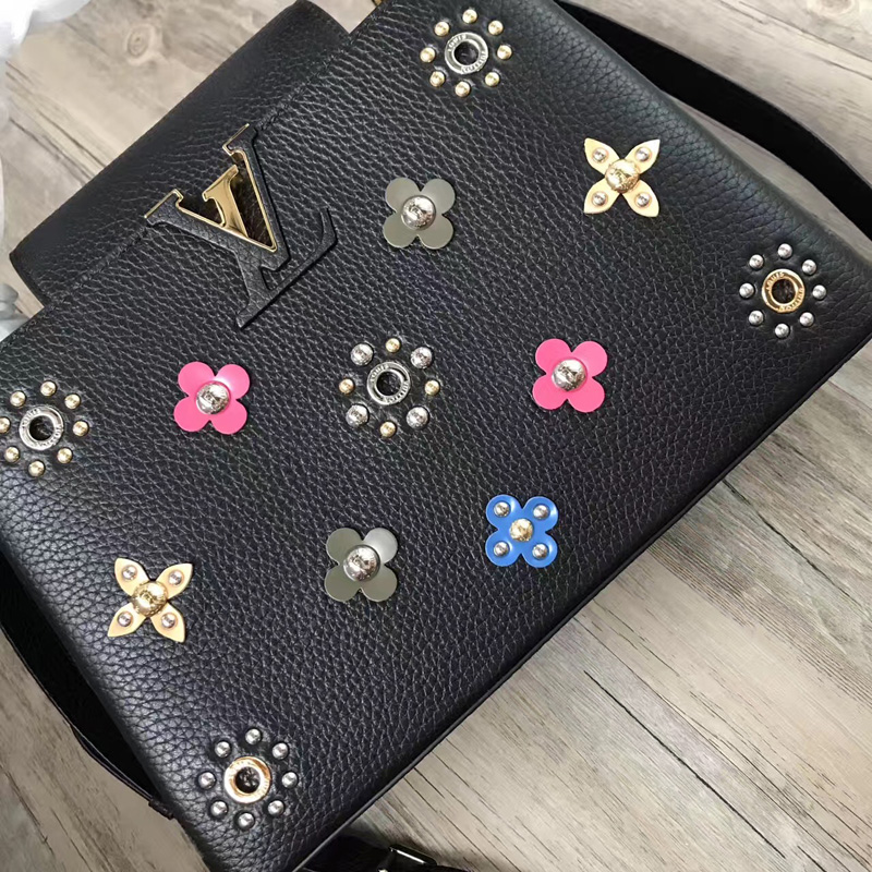 M54311 LV CAPUCINES 小號(hào)手袋 LV Monogram Flowers花紋限量款女包