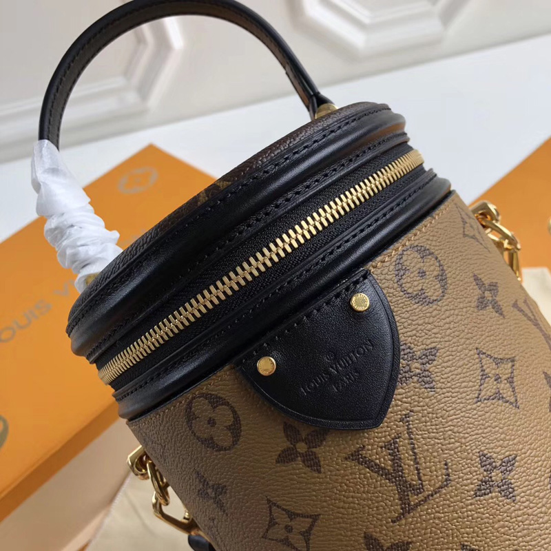 M43986 LV Cannes 手袋 LV化妝箱 LV Monogram Reverse涂層帆布女包