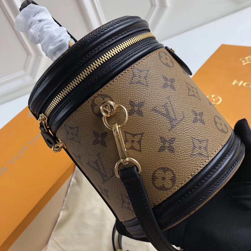 M43986 LV Cannes 手袋 LV化妝箱 LV Monogram Reverse涂層帆布女包
