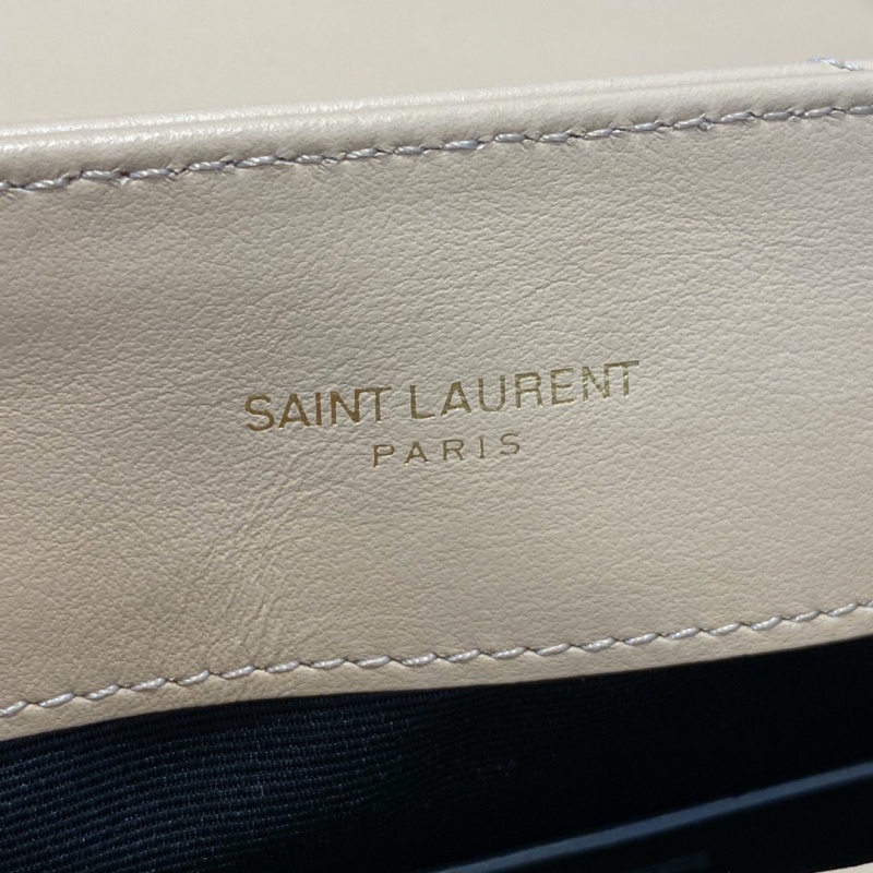 494699 YSL圣羅蘭 Saint Laurent LOULOU小號(hào)“Y”型絎縫皮革手袋 杏色金扣