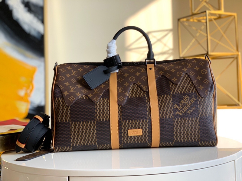N40360 LV KEEPALL BANDOULIERE 50 旅行袋 Nigo聯(lián)名LV旅行包