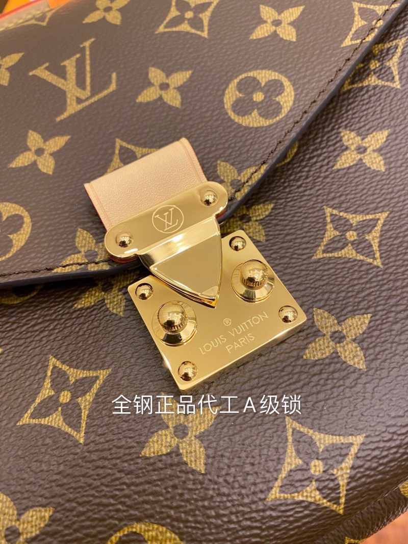 M44875 LV Pochette Metis 手袋 新版Monogram 涂層老花郵差包