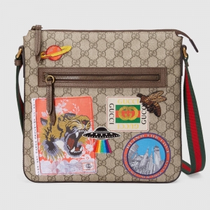 406408 Gucci Courrierϵ GG Supreme߼ܛ췫 Gucci] ľɫ