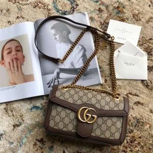 443497 GucciŮ Marmontϵ Yμ pG PVCƤ ɫ