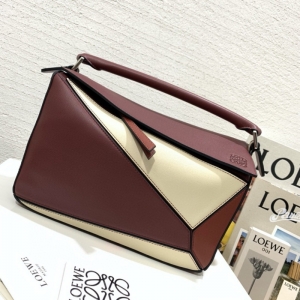 322 LOEWE_ Puzzle Bag ̖(ho)_׺ΰ õtɫ