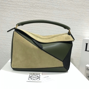 322 LOEWE_ Puzzle Bag ̖(ho)_׺ΰ Gɫƴɫ