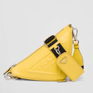 1BH190 _Prada Triangle Ƥǰ PradaŮ Sɫ