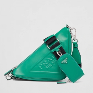 1BH190 _Prada Triangle Ƥǰ PradaŮ Gɫ