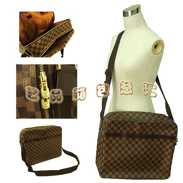 N45251 LV斜挎包 LV經典棋盤格 LV女包 LV包包 LV單肩包