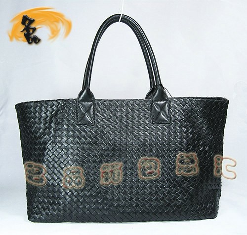 78919 寶緹嘉 最新款 時尚女士手提包 經典款單肩包 黑色編織手袋