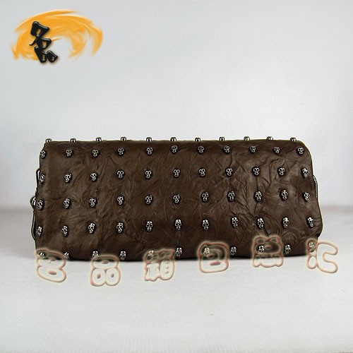 1815 THOMAS WYLDE 托馬斯 骷髏頭時尚全皮女包 斜挎包 單肩包