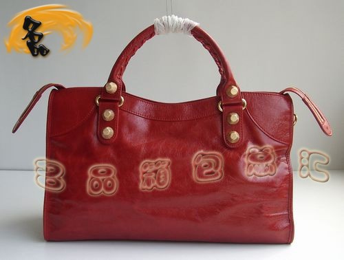 084338B 熱賣新款女士斜挎包 BALENCIAGA機車包 巴黎世家時尚手提包