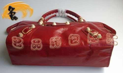 084338B 熱賣新款女士斜挎包 BALENCIAGA機車包 巴黎世家時尚手提包