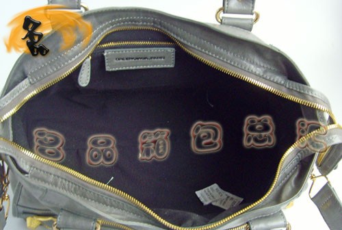 084328B BALENCIAGA 巴黎世家 經典機車包 深灰色 新款休閑手提包 斜挎包