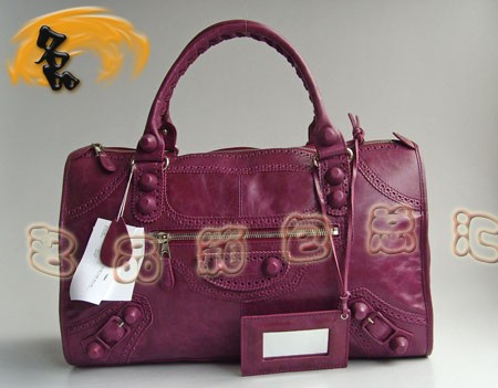 084824 新款巴黎世家休閑女包 BLENCIAGA時尚女士花邊手提包 經典款機車包