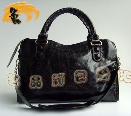 084832 超A1:1品質(zhì) 時(shí)尚女士牛皮手提包 巴黎世家斜挎包 BLENCIAGA機(jī)車包