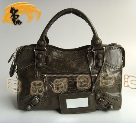 084832 巴黎世家女包 BLENCIAGA經典機車包 手提包 新款牛皮花邊時尚斜挎包