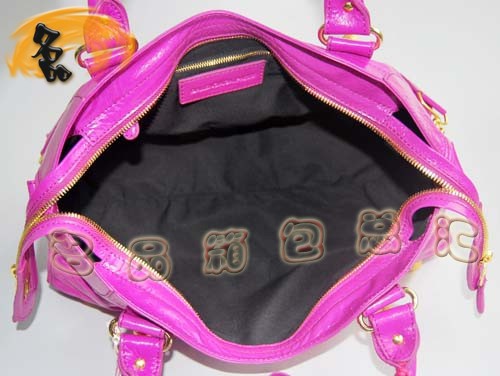 084328B 超A品質時尚女包 BLENCIAGA/巴黎世家新款牛皮女士手提包 機車包