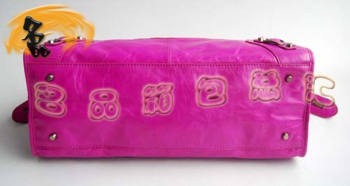 084328 超A1:1品質時尚女士牛皮斜挎包 BALENCIAGA新款休閑女士手提包 機車包