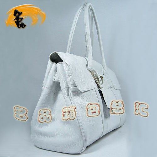 7803 瑪百莉最新廣告款 時尚女士手提包 Mulberry單肩包 Mulberry女包 白色