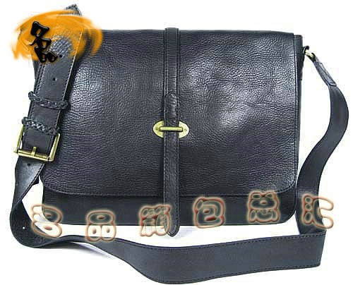 7813 一比一品質 瑪百莉 最新款時尚休閑男士斜挎包 Mulberry男包 黑色