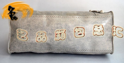 084824 Balenciaga機車包 時尚女士單肩包 巴黎世家最新款進口羊皮皮釘花邊手提包