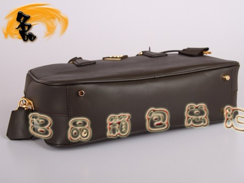 BL0095 Prada手提包 普拉達時尚女士休閑包 Prada女包 原版一比一品質 啡色