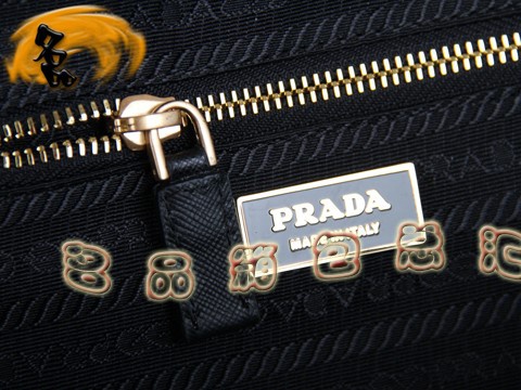 BL0095 Prada手提包 普拉達時尚女士休閑包 Prada女包 原版一比一品質 黑色