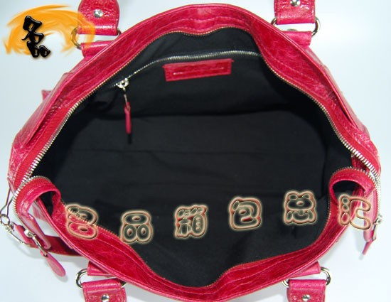 084328A Balenciaga女包 手提包 巴黎世家手提包 進口羊皮時尚休閑女包 紅色