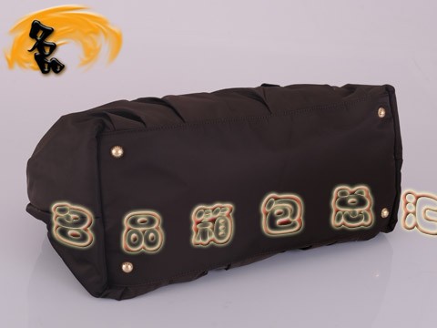 BN1746 Prada女包 防水尼龍帆布休閑女包 Prada手提包 最新款普拉達(dá)帆布包 啡色