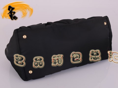 BN1746 Prada女包 防水尼龍帆布休閑女包 Prada手提包 最新款普拉達帆布包 黑色