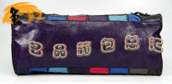 228770 巴黎世家單肩包 進(jìn)口羊皮時(shí)尚休閑包 Balenciaga手提包 深紫色