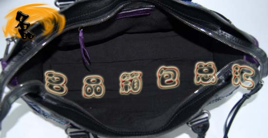 228770 巴黎世家單肩包 進(jìn)口羊皮時(shí)尚休閑包 Balenciaga手提包 深紫色