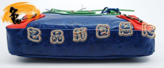 084331 Balenciaga女包 巴黎世家手提包 進(jìn)口牛皮經(jīng)典時(shí)尚女包 藍(lán)灰綠色