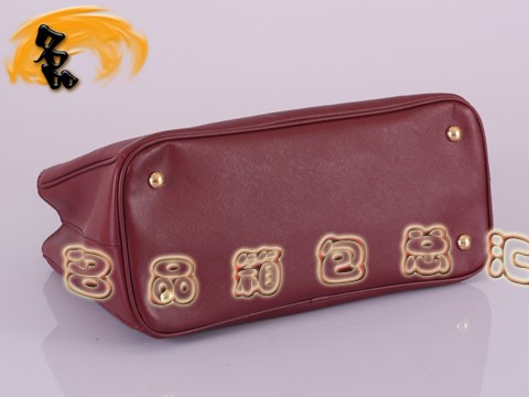 BN1874 Prada單肩包 新款時尚女士休閑包 十字紋進口牛皮女包 普拉達手提包 紫紅色