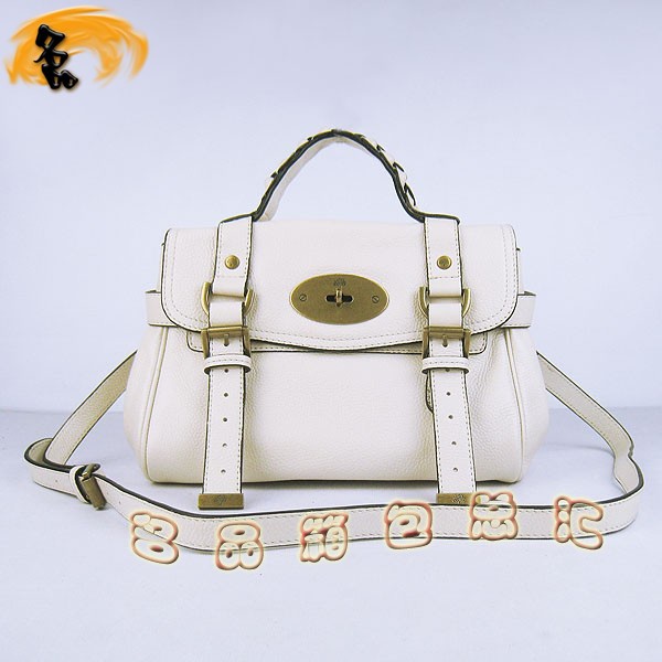 1880 手提包 瑪百莉 Mulberry新款時(shí)尚女包 Mulberry斜挎包 米白色