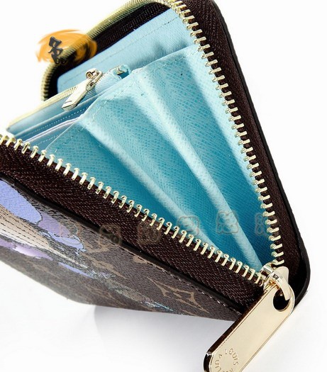 M60292 LV最新款 卡通畫版長(zhǎng)款錢包 LV錢包 老花女士錢夾 LV Zippy系列