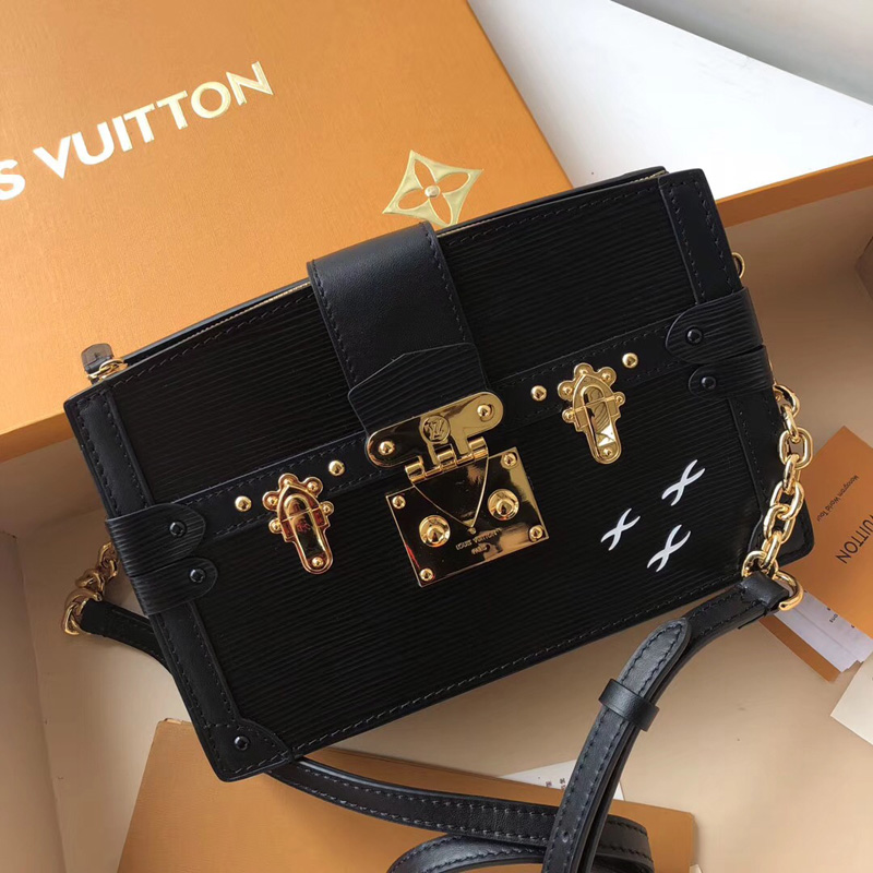 M53052 LV Trunk Clutch 手袋 LV女包 LV挎包 LV盒子包 黑色