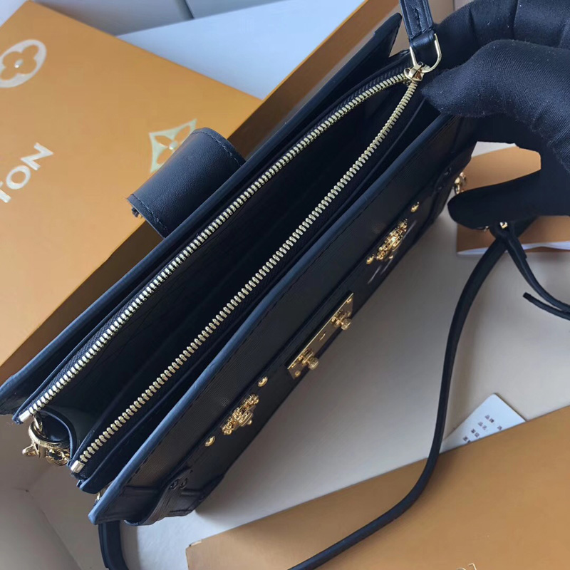 M53052 LV Trunk Clutch 手袋 LV女包 LV挎包 LV盒子包 黑色