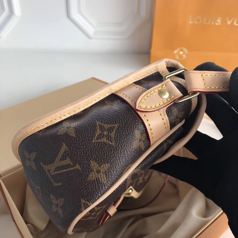 M42250 LV Monogram Sologne經典老花搭扣翻蓋斜挎 LV馬鞍包 LV斜挎包