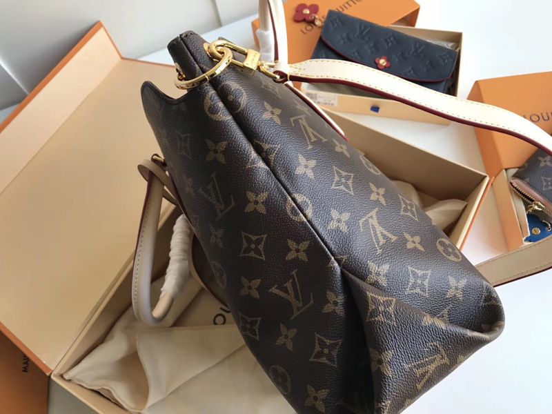 M44360 LV Flower 中號拉鏈 Tote 手袋 LV女包 單肩手提包