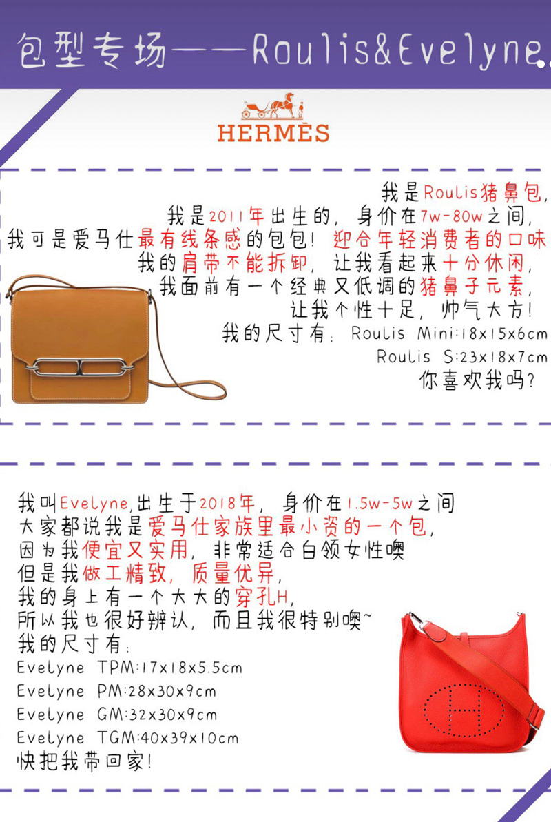 Hermes Roulis豬鼻子包