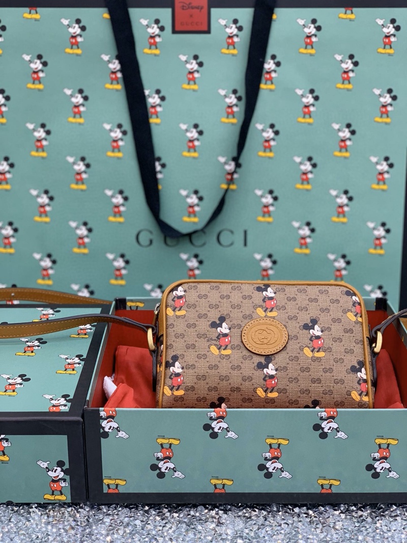 602536 Gucci2020新款 Disney x Gucci米奇系列肩背包