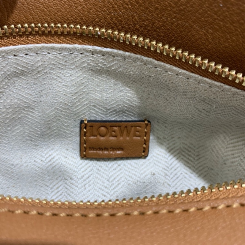 322 LOEWE羅意威 Puzzle Bag 羅意威幾何包 棕色拼粉色