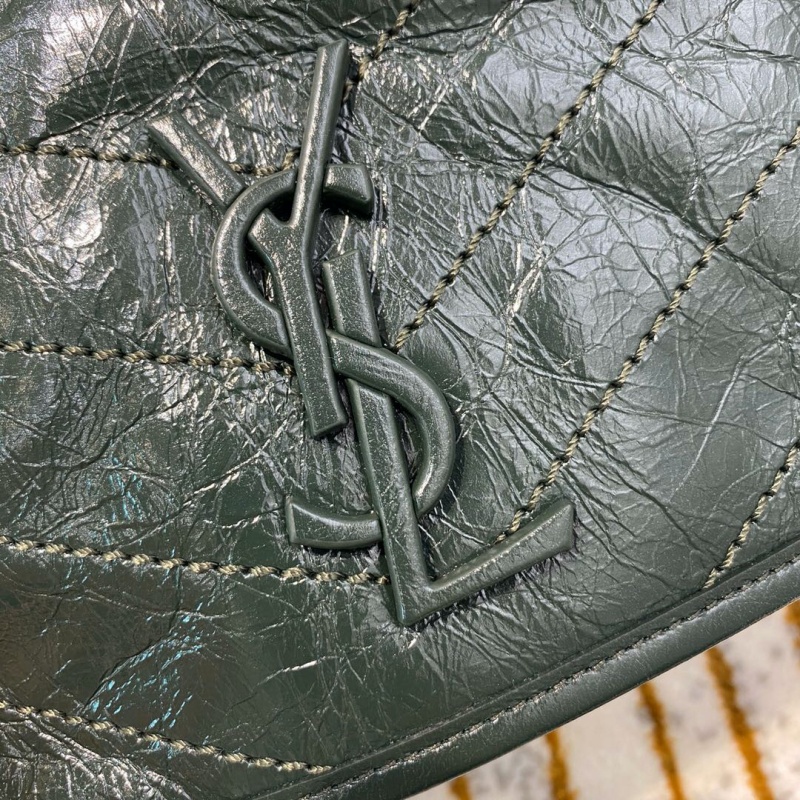 498894 YSL圣羅蘭 Niki medium 28中號 進口原廠皮 墨綠色