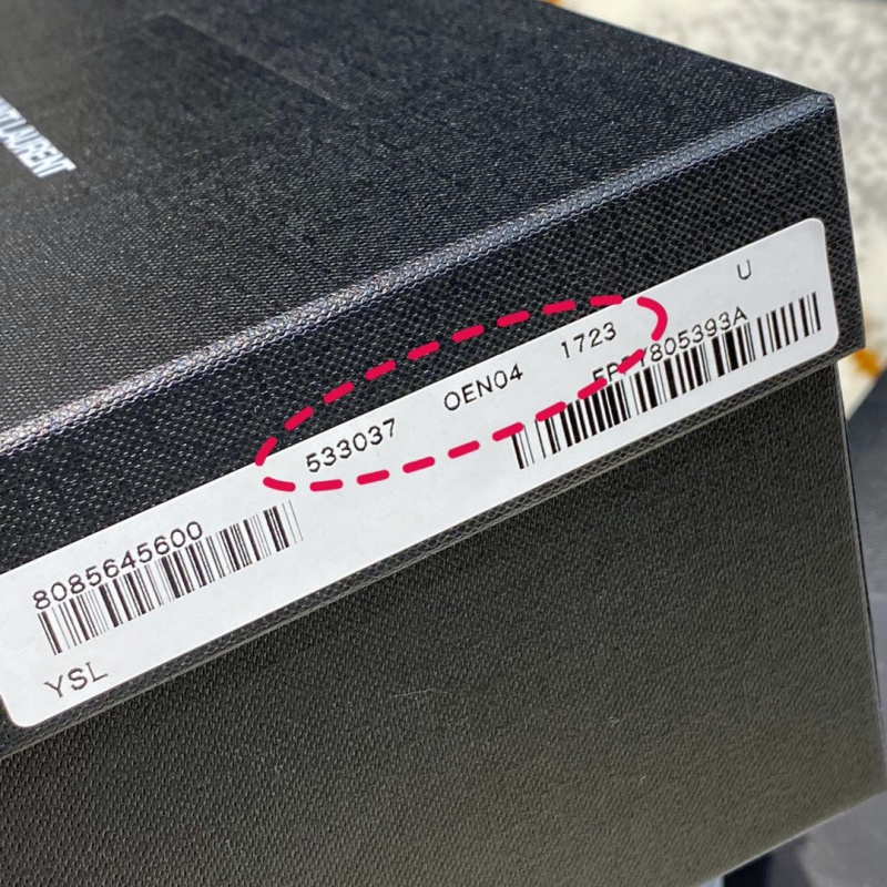 533037 YSL圣羅蘭 Niki baby 迷你復古褶皺真皮包 銀灰色