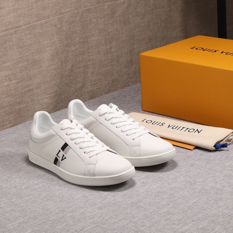 1A5UHE LV LUXEMBOURG 運動鞋 LV條紋男鞋 LV板鞋 白色