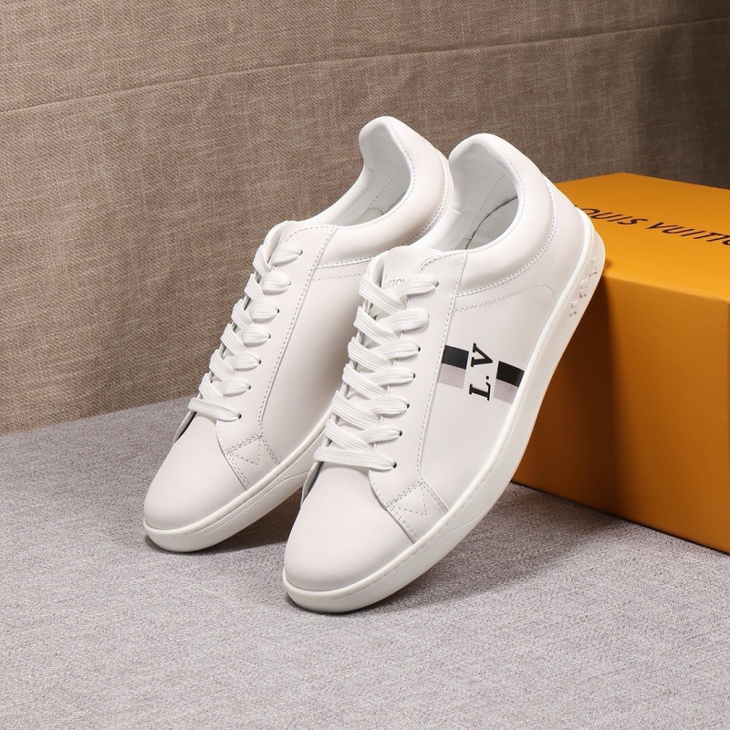 1A5UHE LV LUXEMBOURG 運動鞋 LV條紋男鞋 LV板鞋 白色