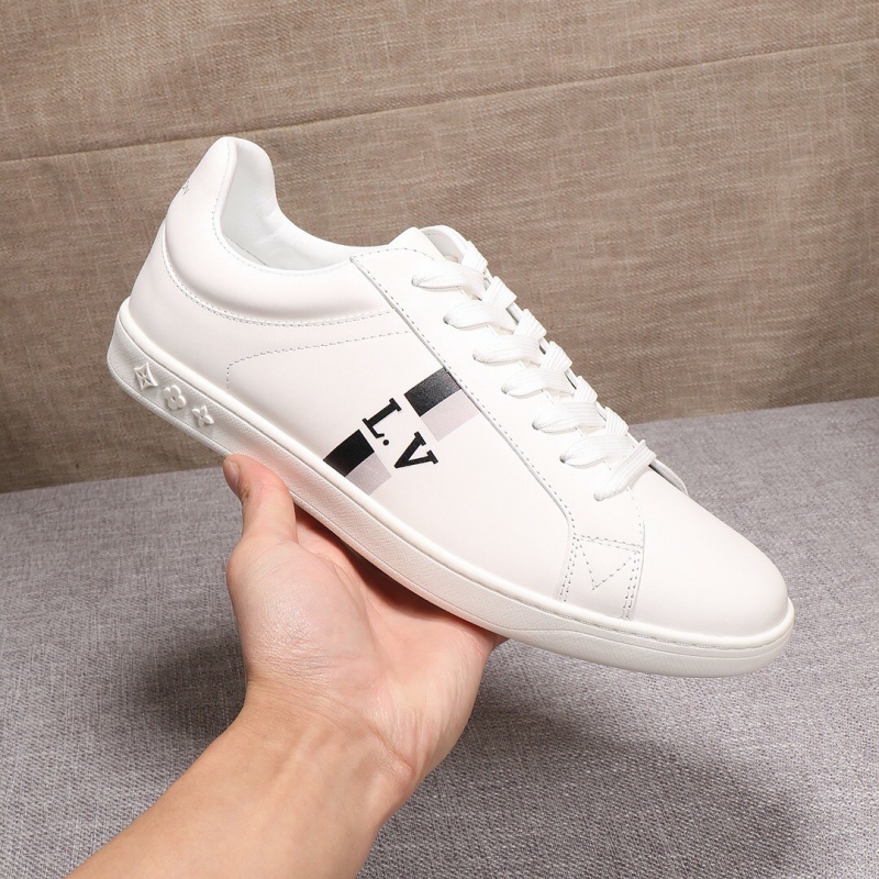 1A5UHE LV LUXEMBOURG 運動鞋 LV條紋男鞋 LV板鞋 白色