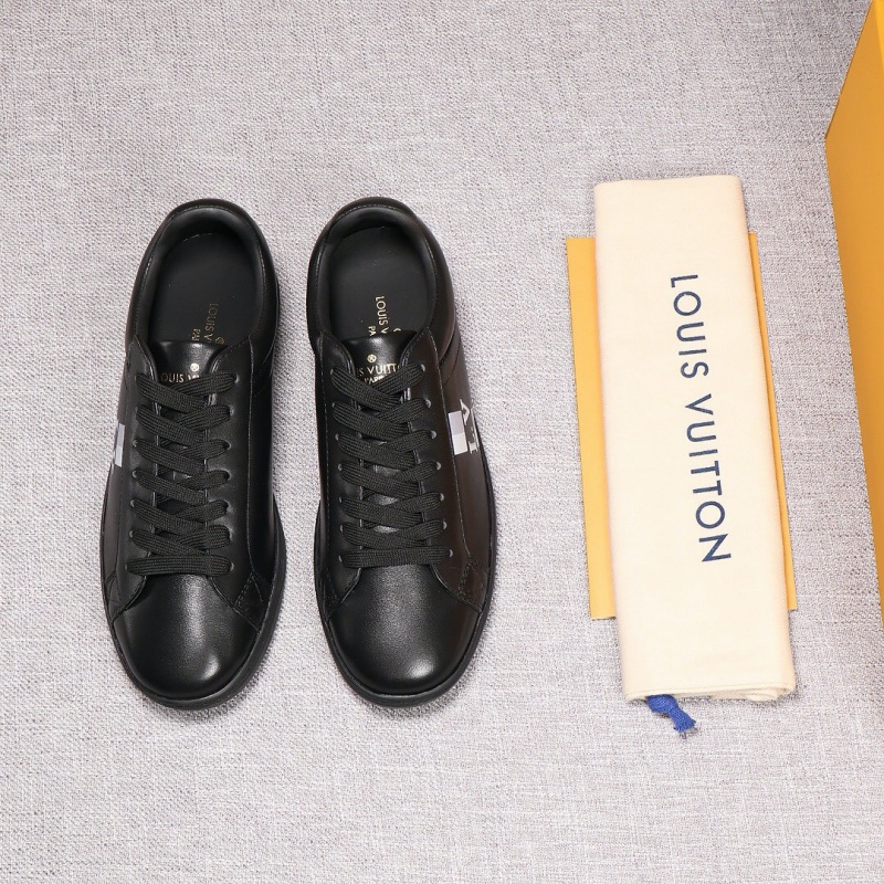 1A5UHE LV LUXEMBOURG 運動鞋 LV條紋男鞋 LV板鞋 黑色